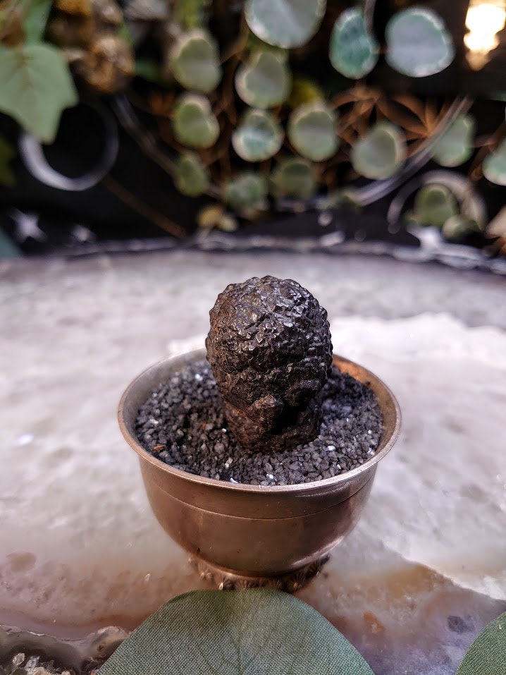 43.5g Egyptian Prophecy Stone for Crystal Healing / Goethite after Marcasite / Crystal Poop / Reiki / Meditation