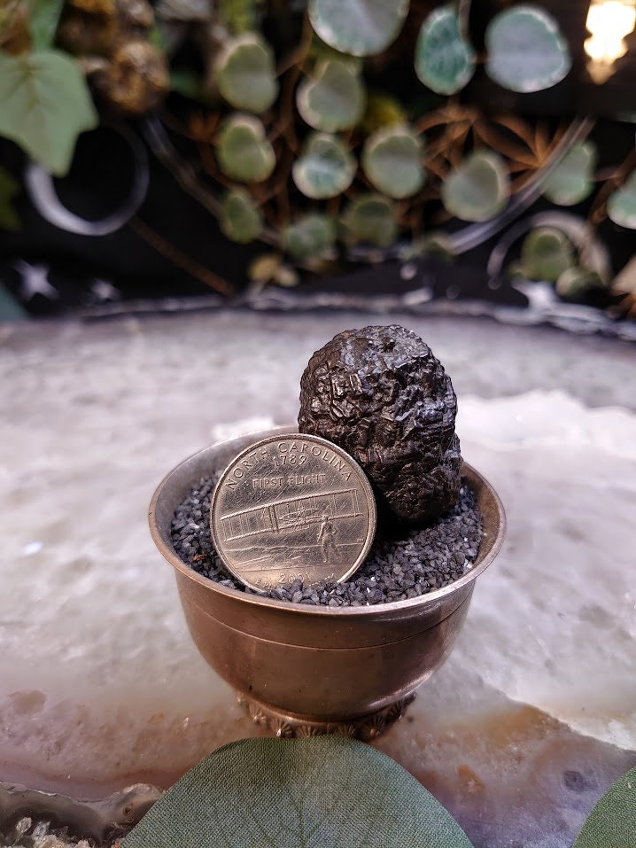 43.5g Egyptian Prophecy Stone for Crystal Healing / Goethite after Marcasite / Crystal Poop / Reiki / Meditation