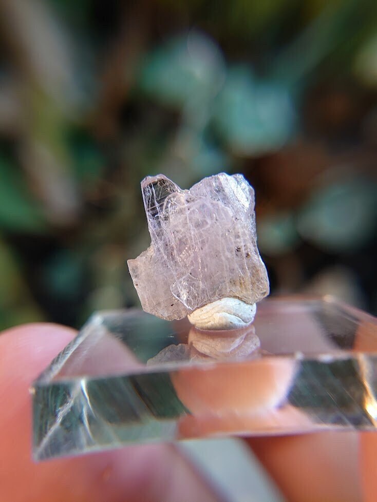 6.15ct Pink Mangano Axinite Gemstone Blade from Merelani Hills, Tanzania for Unique Collection / Rare Specimen / Small Sized