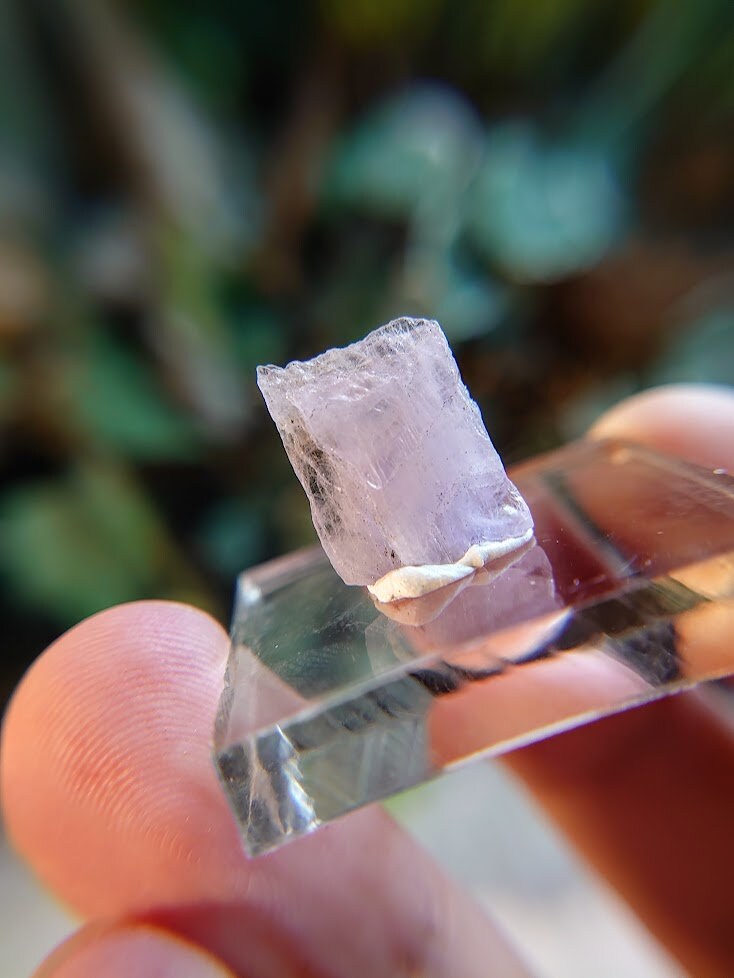 7.95ct Pink Mangano Axinite Gemstone Blade from Merelani Hills, Tanzania for Unique Collection / Rare Specimen / Small Sized