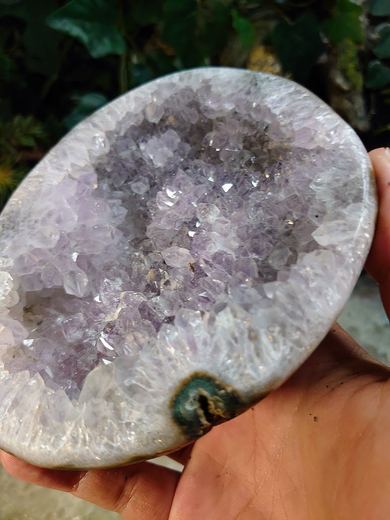 Amethyst Druzy Crystal "Bowl" from Uruguay for Altar and Home Decor / 624g / Energy Work / Crystal Healing / Reiki