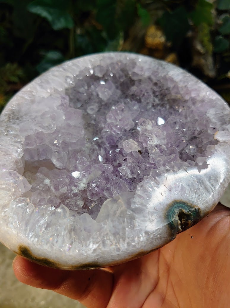 Amethyst Druzy Crystal "Bowl" from Uruguay for Altar and Home Decor / 624g / Energy Work / Crystal Healing / Reiki