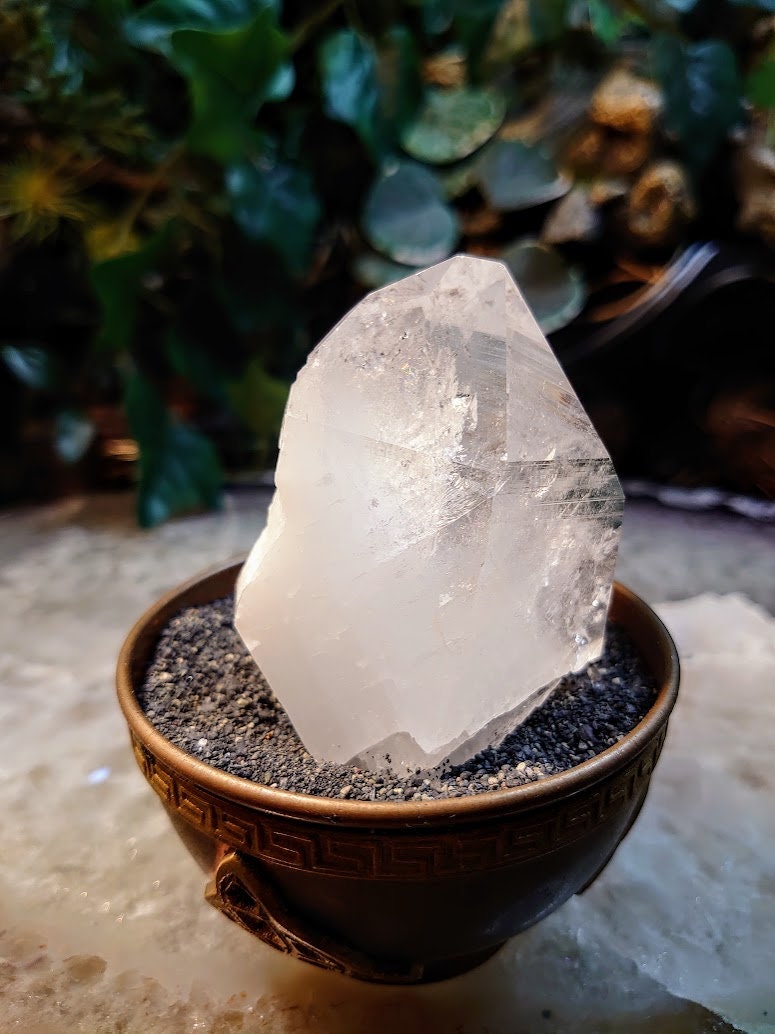 3" Colombian Natural Clear Quartz Point for Collection / Natural Clear Quartz / 144g / Crystal Grids/ Meditation / Reiki