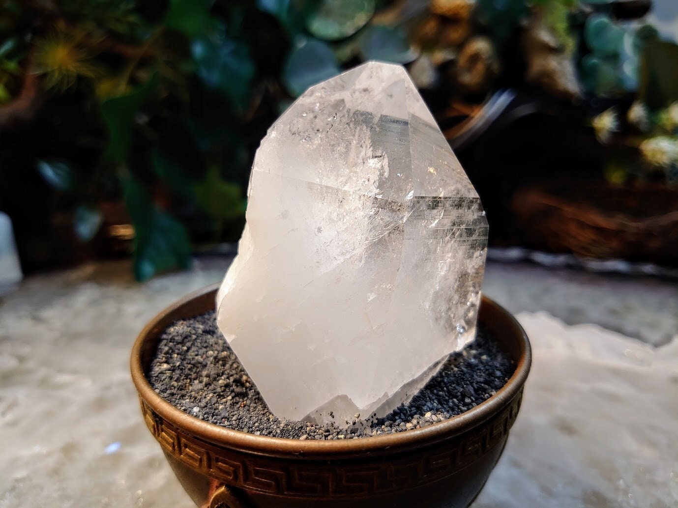 3" Colombian Natural Clear Quartz Point for Collection / Natural Clear Quartz / 144g / Crystal Grids/ Meditation / Reiki