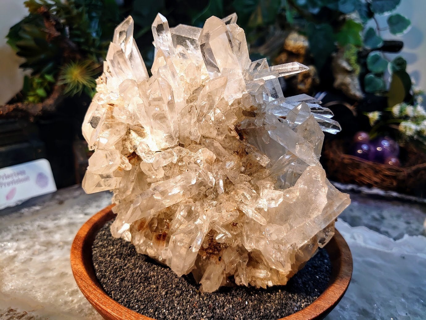 Beautiful Colombian Clear Quartz Cluster / 1,112g / Cabinet Specimen / Meditation / Home and Altar Decor