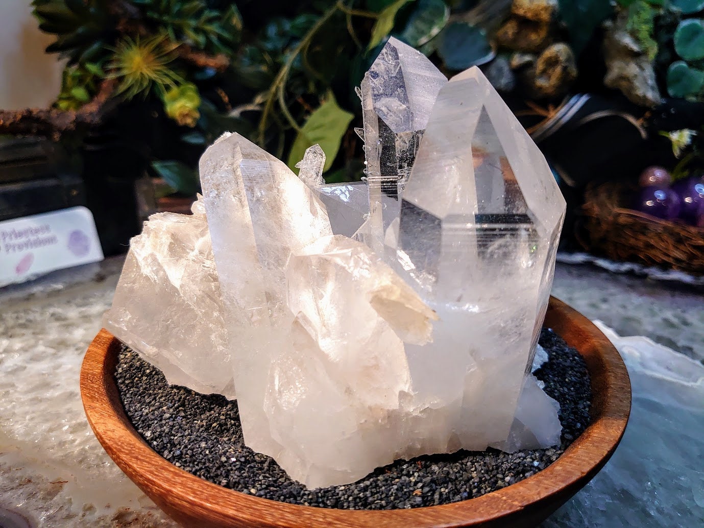 Amazing Arkansas Clear Quartz Cluster from the United States for Crystal Healing / 808g / Meditation / Collection / Cabinet Size