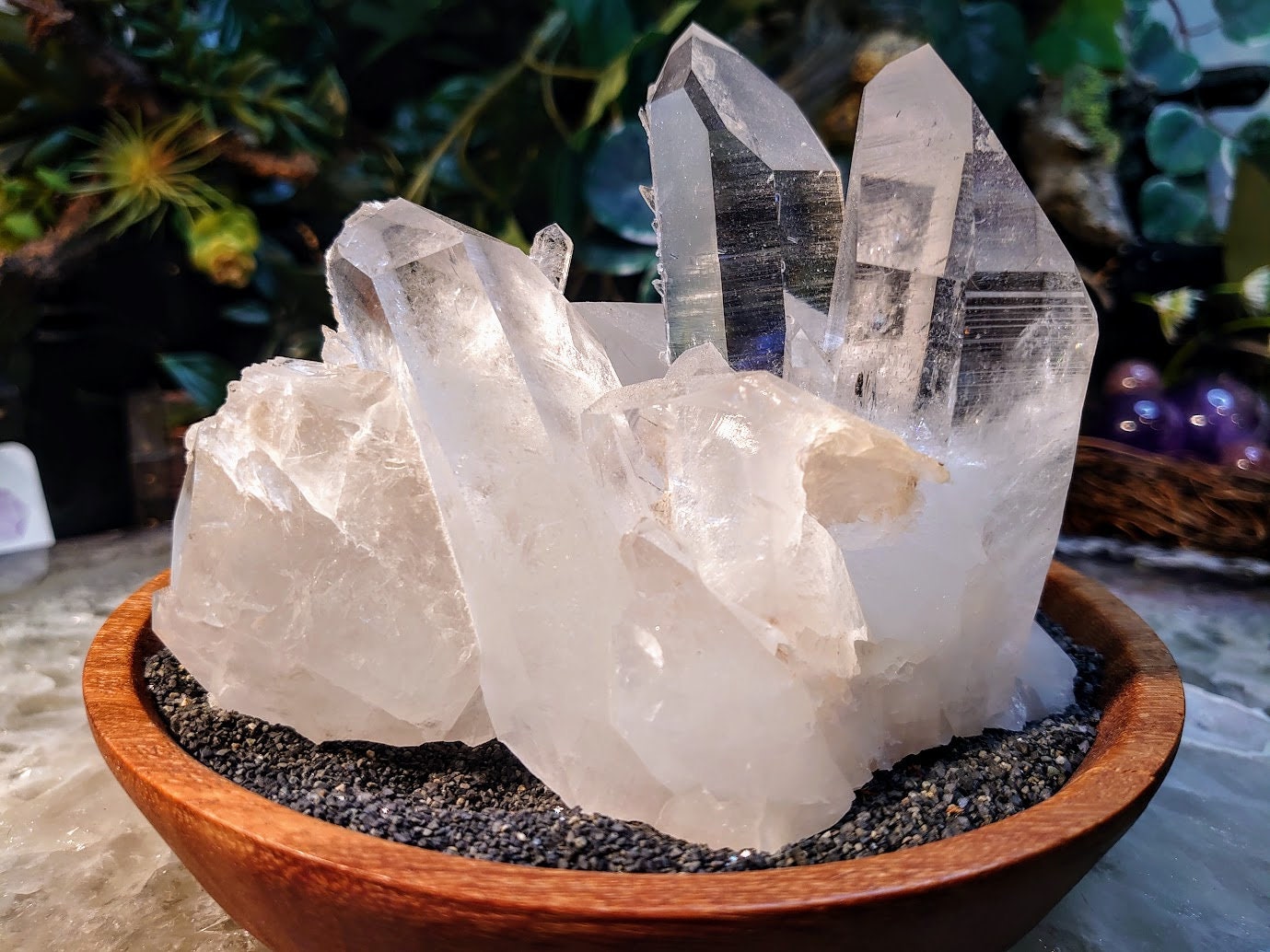 Amazing Arkansas Clear Quartz Cluster from the United States for Crystal Healing / 808g / Meditation / Collection / Cabinet Size