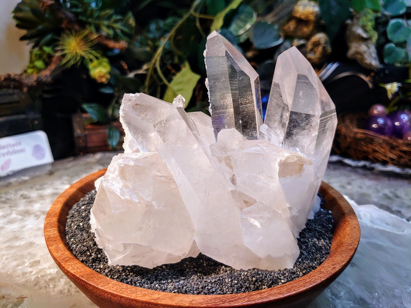 Amazing Arkansas Clear Quartz Cluster from the United States for Crystal Healing / 808g / Meditation / Collection / Cabinet Size