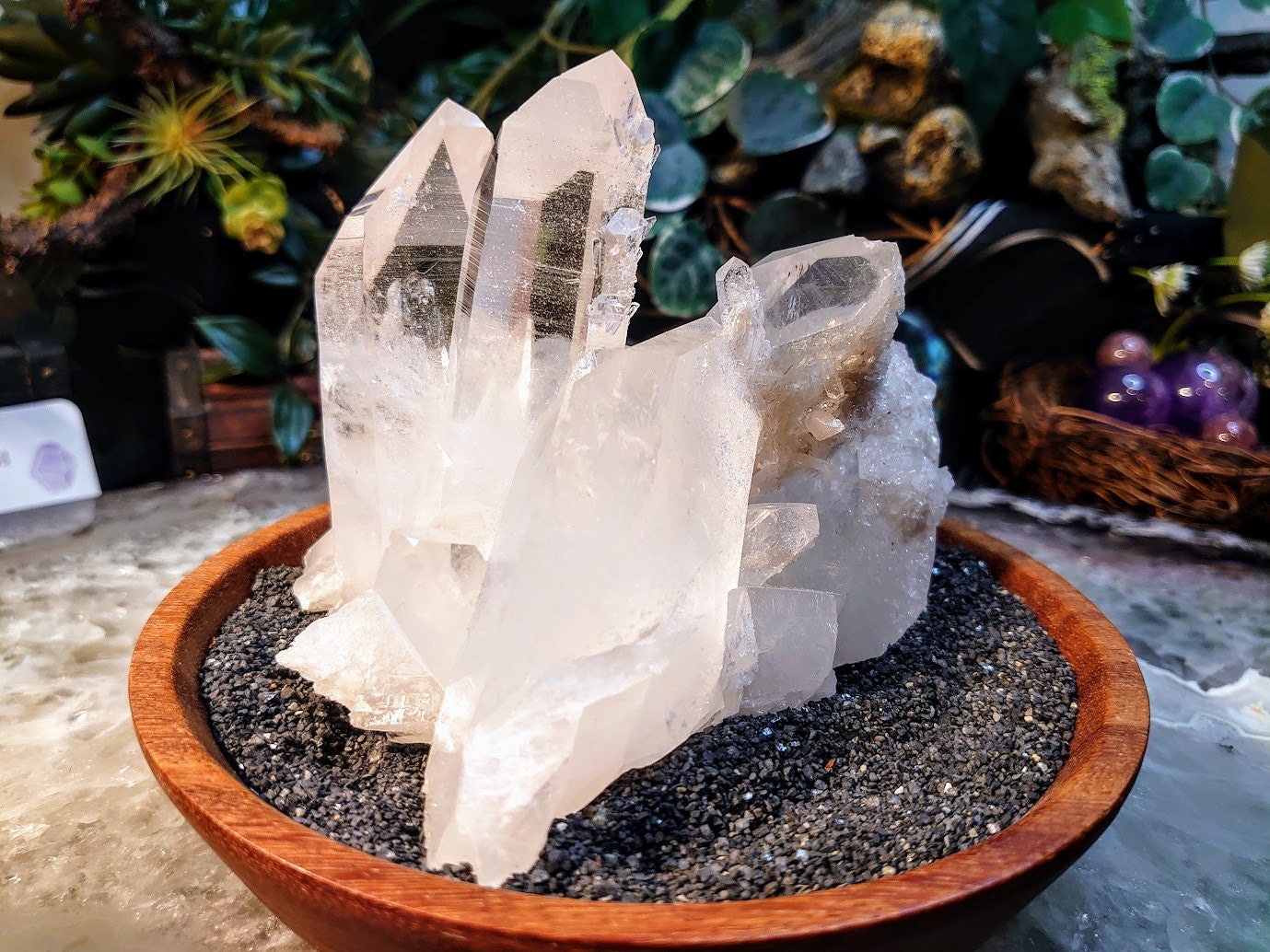 Amazing Arkansas Clear Quartz Cluster from the United States for Crystal Healing / 808g / Meditation / Collection / Cabinet Size