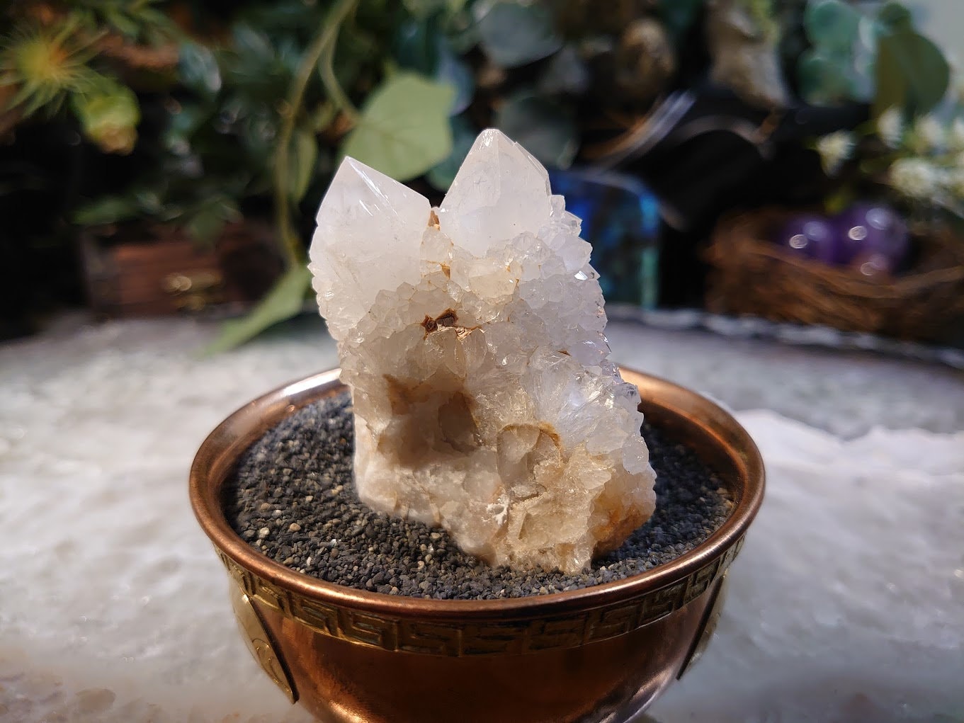 Fairy Quartz Cluster from Boekenhouthoek, South Africa / 88.70g / White Spirit Quartz / Natural / Crystal Healing / Gifting & Housewarming