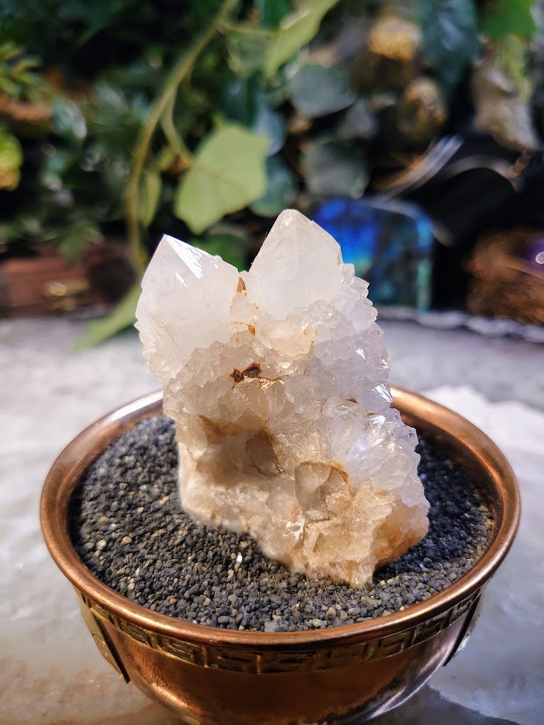 Fairy Quartz Cluster from Boekenhouthoek, South Africa / 88.70g / White Spirit Quartz / Natural / Crystal Healing / Gifting & Housewarming