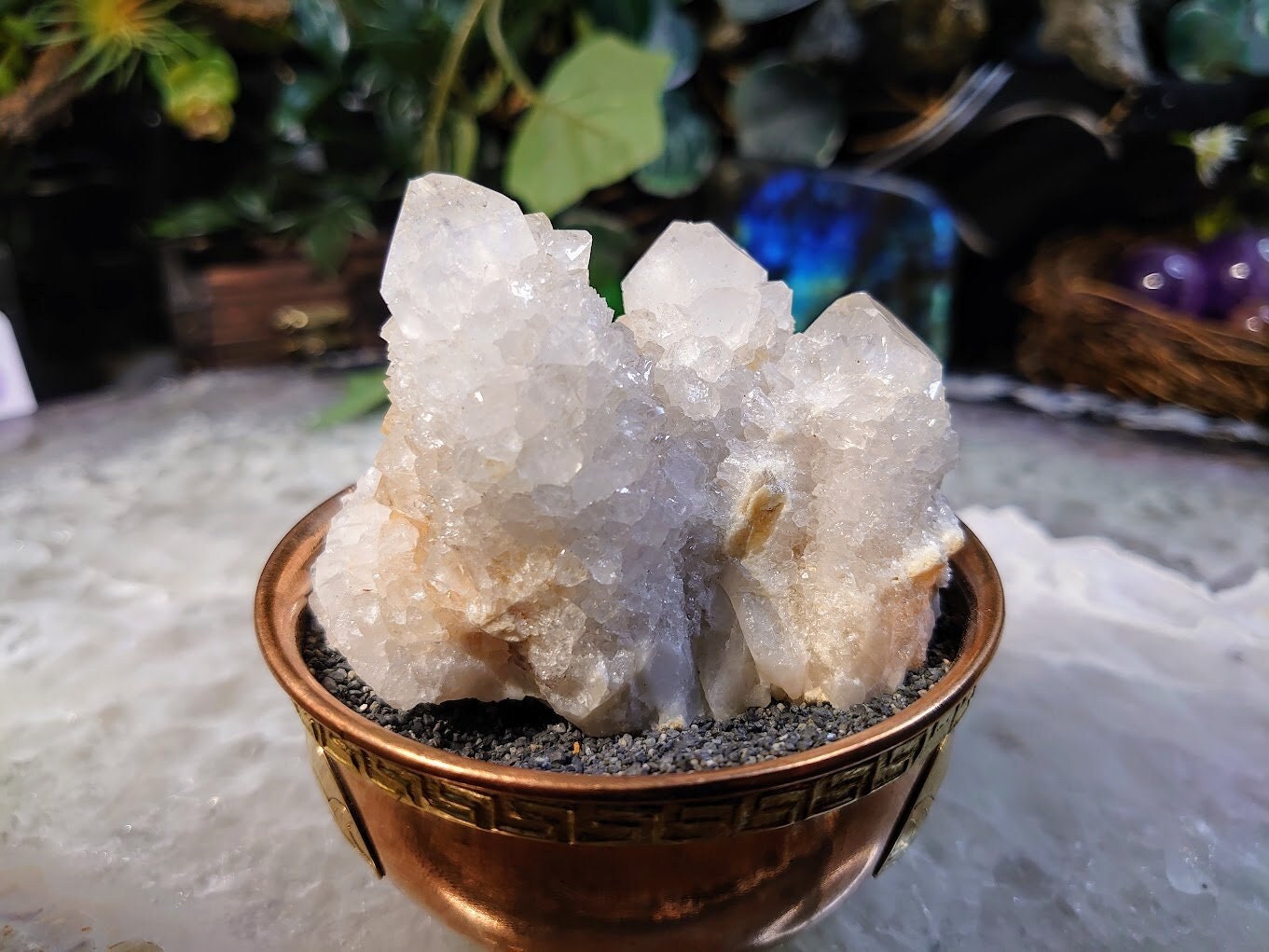 Fairy Quartz Cluster from Boekenhouthoek, South Africa / 172g / White Spirit Quartz / Natural / Crystal Healing / Gifting & Housewarming