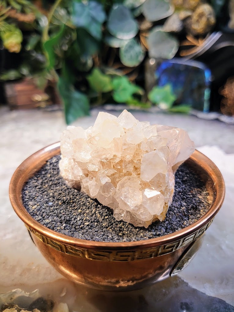 Fairy Quartz Cluster from Boekenhouthoek, South Africa / 88.26g / White Spirit Quartz / Natural / Crystal Healing / Gifting & Housewarming