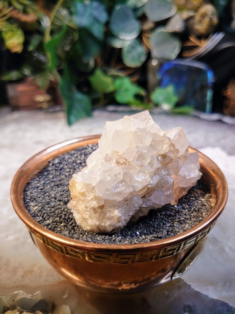 Fairy Quartz Cluster from Boekenhouthoek, South Africa / 88.26g / White Spirit Quartz / Natural / Crystal Healing / Gifting & Housewarming