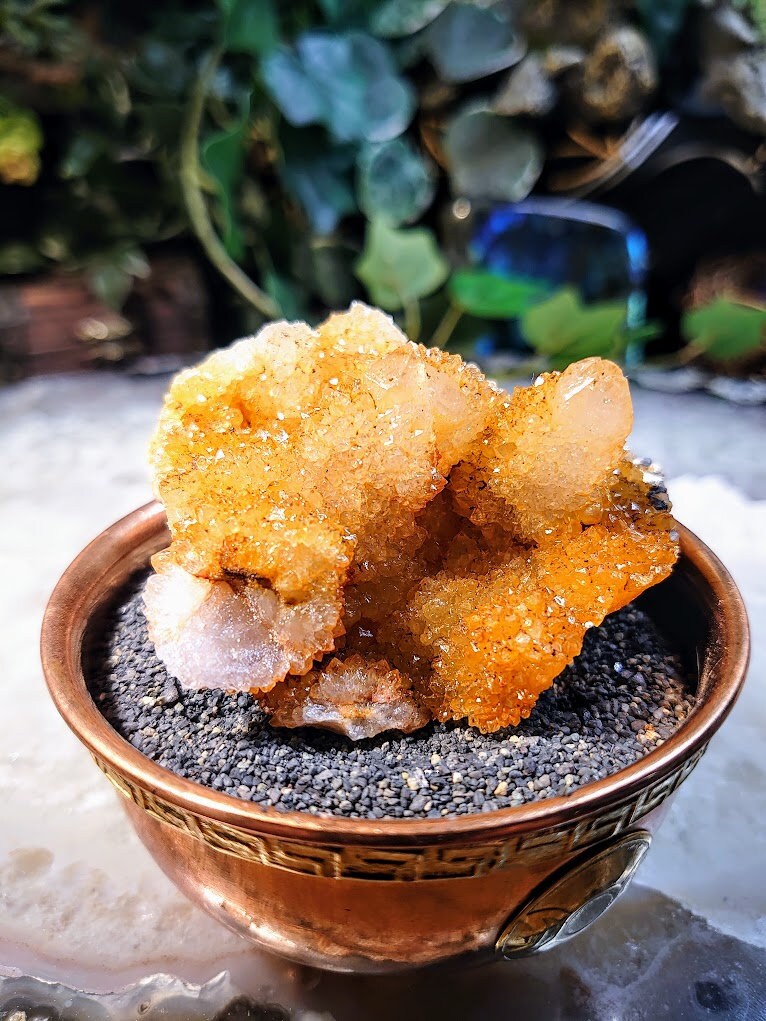 Sunshine Spirit Quartz Cluster from ZA / 123g / Golden Healer Cactus Quartz for Crystal Healing / Meditation/ Reiki / Natural / Gifting