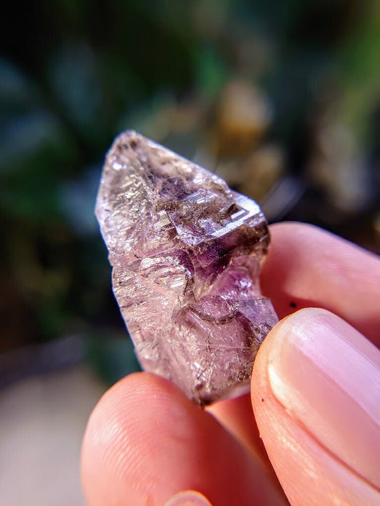 Smoky Amethyst Cluster with Hematite from Espírito Santos, Brazil for Collection / 18.79g / Crystal Healing/ Meditatio/ Super Seven Locality