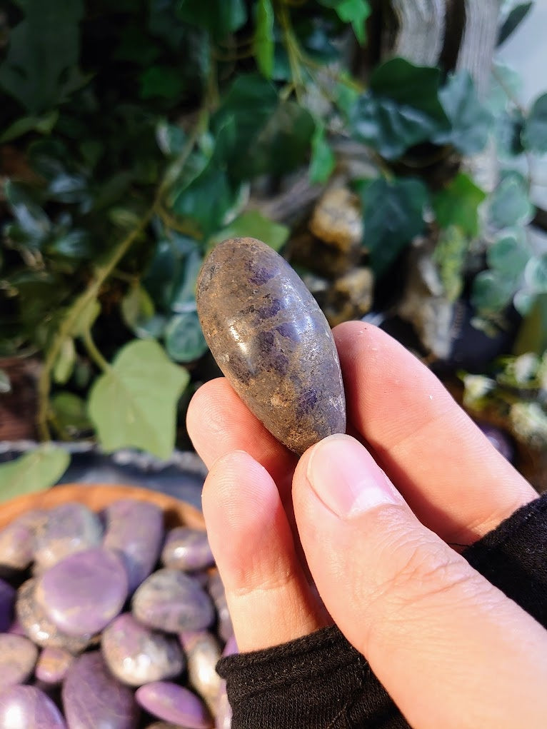 Large Purpurite Tumbled Stone from Namibia / Polished Pebble for Crystal Healing & Grids / Reiki / Meditation / Energy Work / Gifts