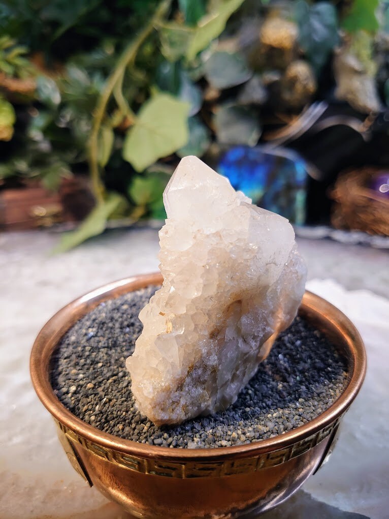 Fairy Quartz Cluster from Boekenhouthoek, South Africa / 88.70g / White Spirit Quartz / Natural / Crystal Healing / Gifting & Housewarming