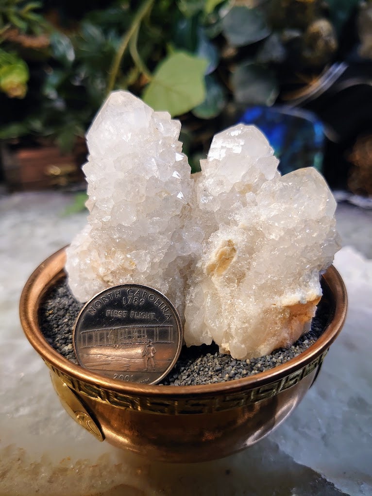 Fairy Quartz Cluster from Boekenhouthoek, South Africa / 172g / White Spirit Quartz / Natural / Crystal Healing / Gifting & Housewarming