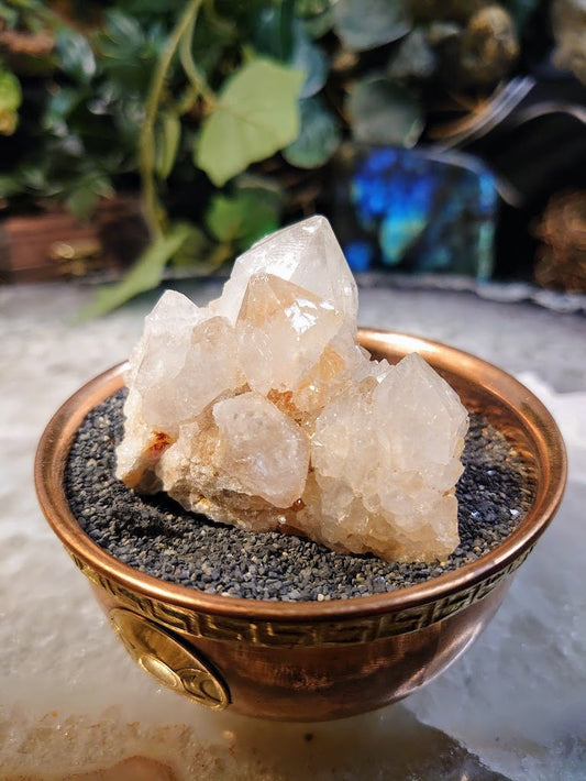 Fairy Quartz Cluster from Boekenhouthoek, South Africa / 101.82g / White Spirit Quartz / Natural / Crystal Healing / Gifting & Housewarming