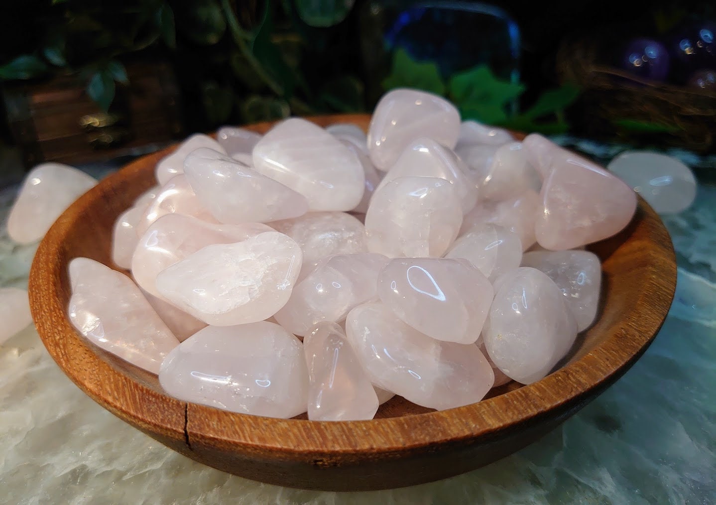 Polished Rose Quartz Tumbled Stones for Crystal Healing/ Reiki/ Meditation/ Crystal & Mineral Collectors