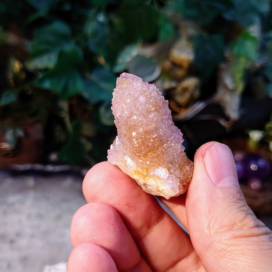 Spirit Quartz Cluster from South Africa / 20.51g / Cactus Quartz / Spirit Amethyst for Crystal Healing / Meditation/ Reiki / Gifting