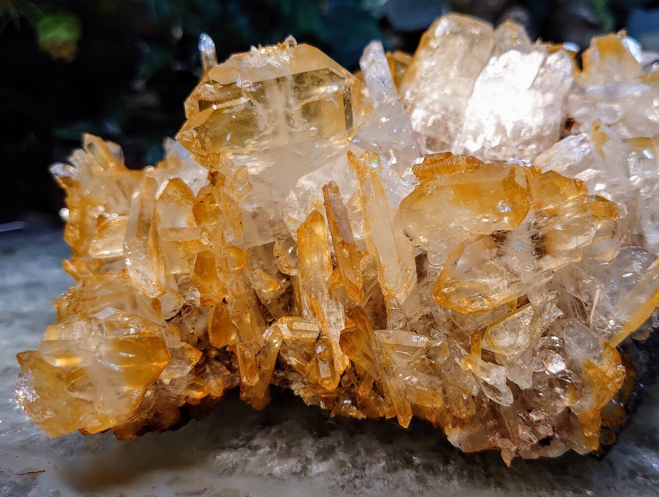 Exceptional Large Halloysite Tabular Faden Quartz Cluster from Colombia / Natural / 2,130g / Mango Quartz / Collection