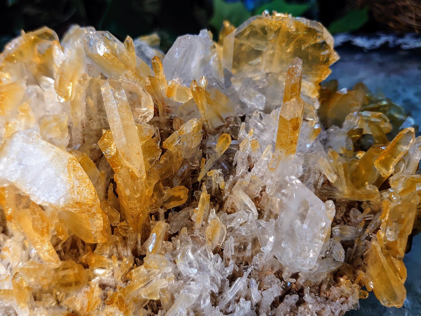 Exceptional Large Halloysite Tabular Faden Quartz Cluster from Colombia / Natural / 2,130g / Mango Quartz / Collection