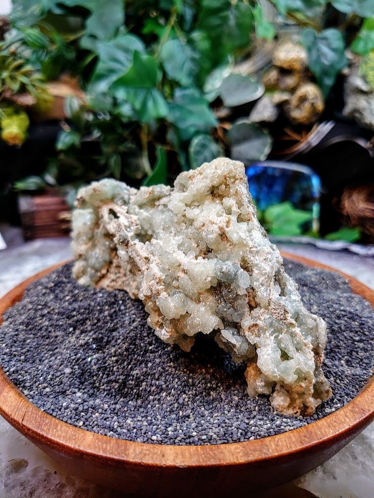 Botryoidal Prehnite Cluster From New Jersey, USA / 184g / Small Cabinet Specimen / for Desk Decor / Old Stock / Collection