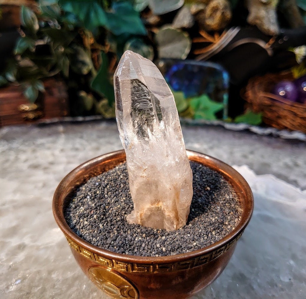 2 1/2" Congo Lemurian Quartz Point from DRC for Crystal Healing / 30.83g / Meditation / Collection / Rare Find