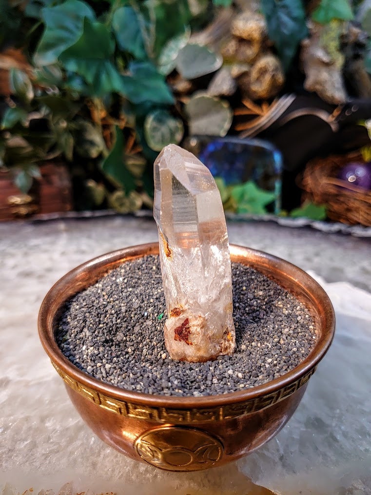 3 1/2" Congo Lemurian Quartz Point from DRC for Crystal Healing / 49.81g / Meditation / Collection / Rare Find