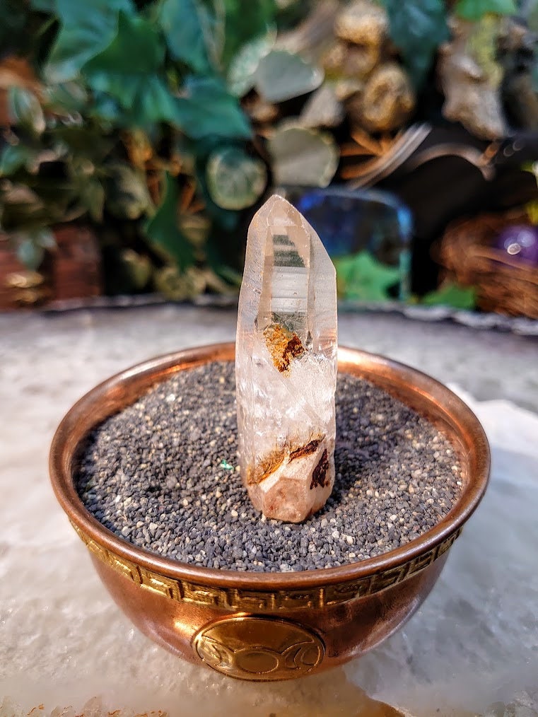 3 1/2" Congo Lemurian Quartz Point from DRC for Crystal Healing / 49.81g / Meditation / Collection / Rare Find