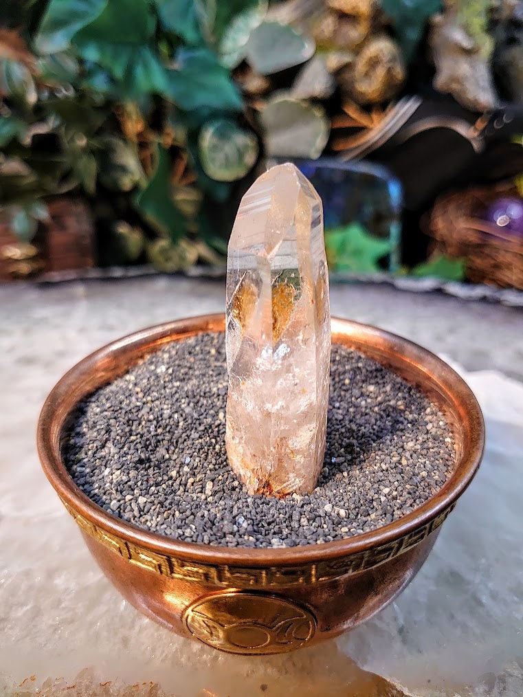 3 1/2" Congo Lemurian Quartz Point from DRC for Crystal Healing / 49.81g / Meditation / Collection / Rare Find