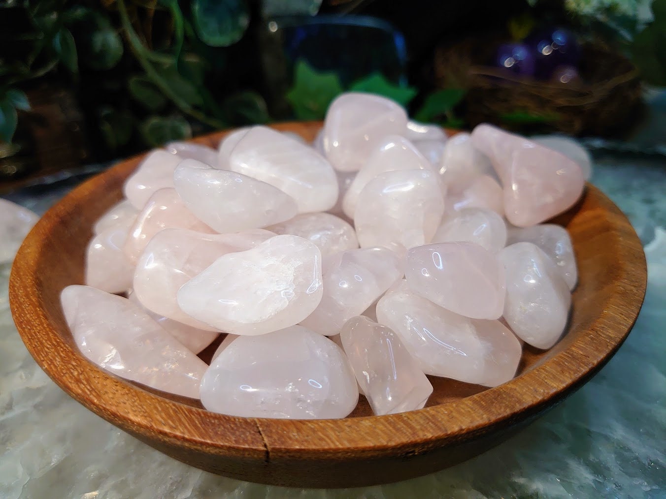 Polished Rose Quartz Tumbled Stones for Crystal Healing/ Reiki/ Meditation/ Crystal & Mineral Collectors