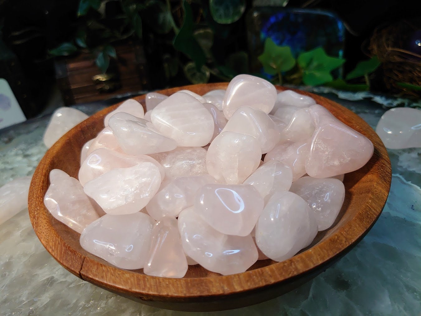 Polished Rose Quartz Tumbled Stones for Crystal Healing/ Reiki/ Meditation/ Crystal & Mineral Collectors