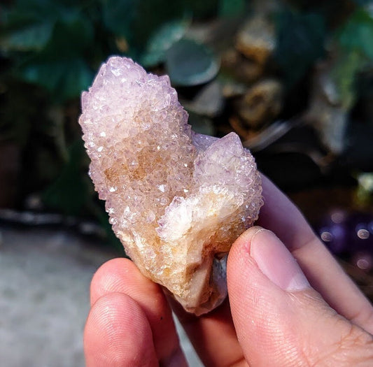 Spirit Quartz Cluster from South Africa / 62.53g / Cactus Quartz / Spirit Amethyst for Crystal Healing / Meditation/ Reiki / Gifting