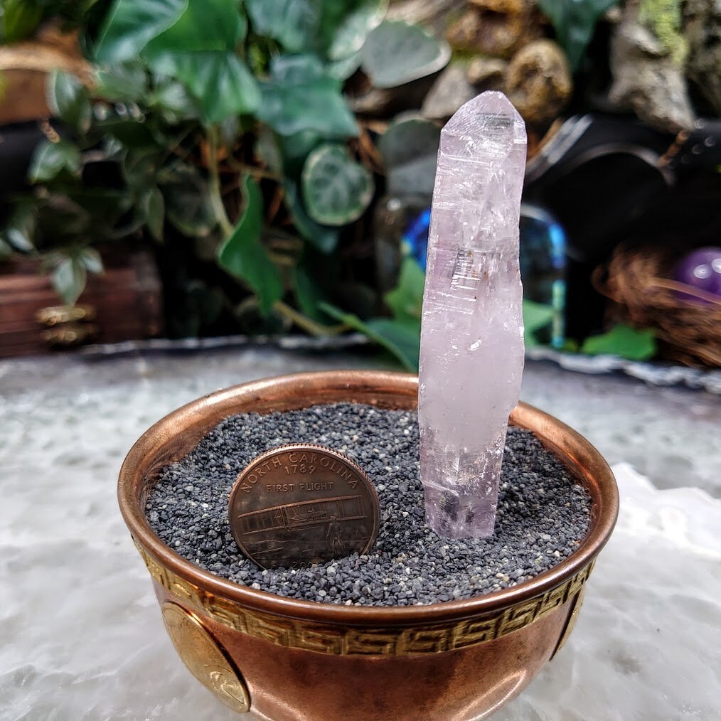 3 1/4" Self Healed Double Terminated Vera Cruz Amethyst Point from Mexico for Crystal Healing / 31.26g / Meditation / Energy Work