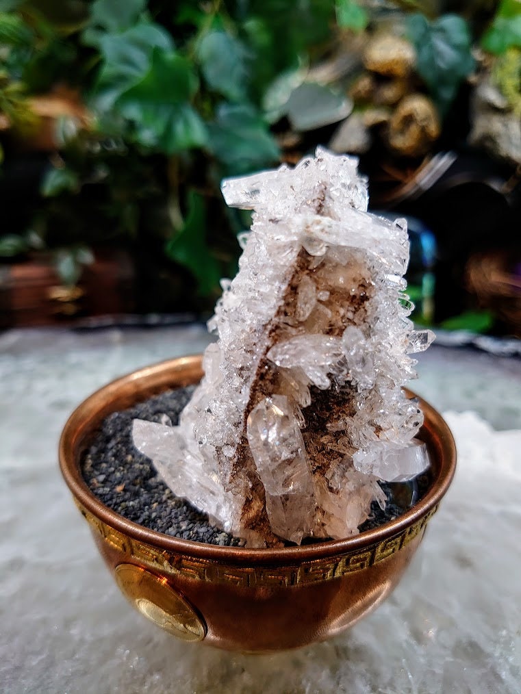 Natural Colombian Clear Quartz Cluster / 181g / for Crystal Healing / Home and Altar Decor / Small Cabinet Size