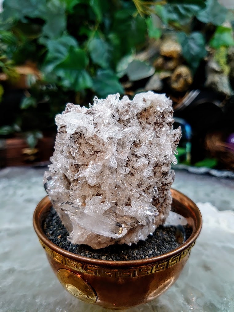 Natural Colombian Clear Quartz Cluster / 181g / for Crystal Healing / Home and Altar Decor / Small Cabinet Size