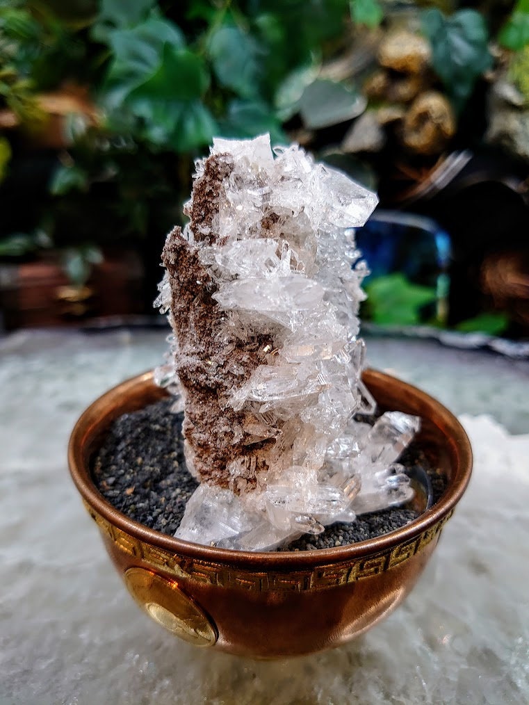 Natural Colombian Clear Quartz Cluster / 181g / for Crystal Healing / Home and Altar Decor / Small Cabinet Size