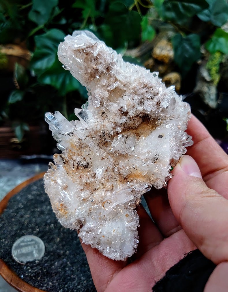 Natural Colombian Clear Quartz Cluster / 178g / for Crystal Healing / Home and Altar Decor / Small Cabinet Size