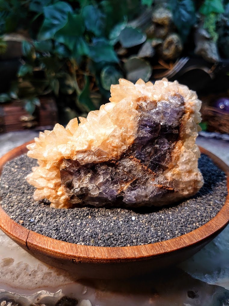 Natural Dogtooth Orange Calcite Cluster from Baluchistan, Pakistan for Collection / 280g / Home and Altar Decor / Small Cabinet Class