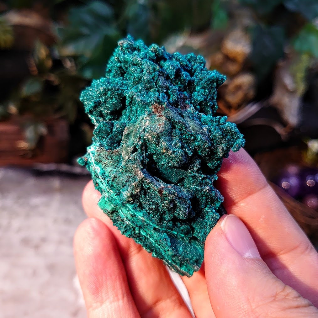 Chrysocolla Cluster from Cunyari Mine, Peru for Home & Altar Decor / 53.38g / Crystal Healing / Collection / Miniature Class Size