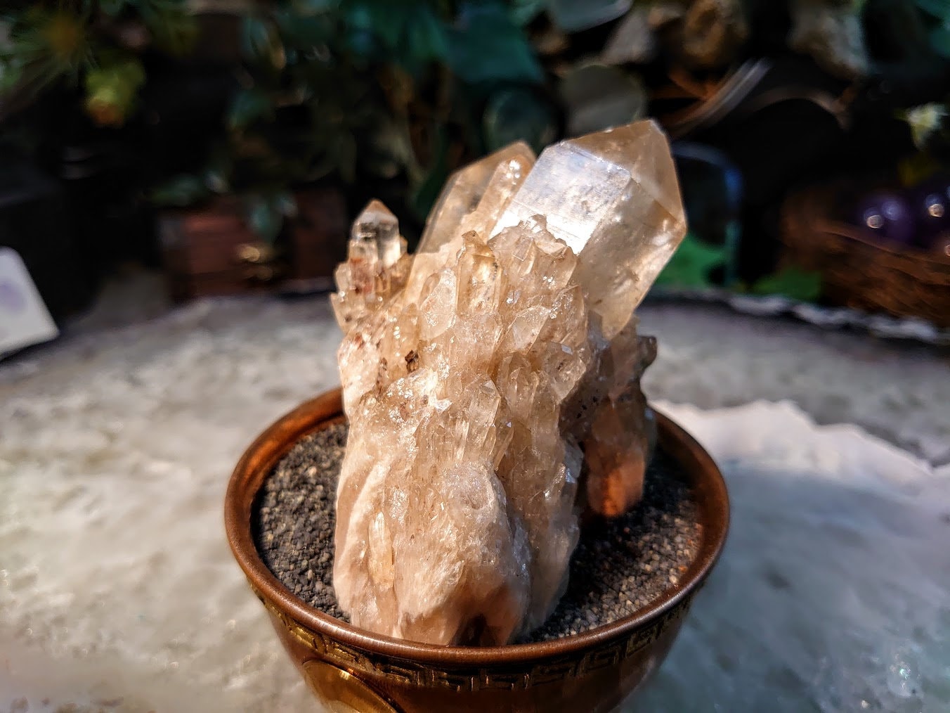 Natural Kundalini Congo Citrine Cluster for Altar and Home Decor / 254g / Energy Work / Crystal Healing / Reiki