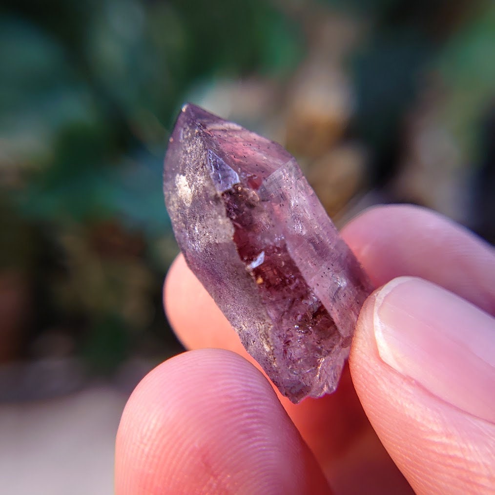 Shangaan Smoky Amethyst Point from Zimbabwe for Collection / 10.93g / Meditation/ Miniature Class