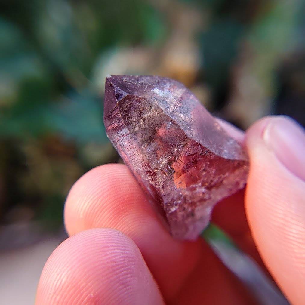 Shangaan Smoky Amethyst Point from Zimbabwe for Collection / 10.93g / Meditation/ Miniature Class