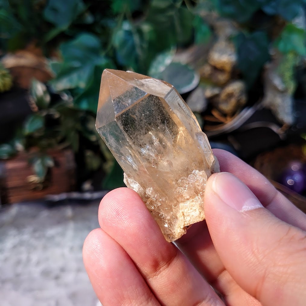 Natural Kundalini Congo Citrine Point for Altar and Home Decor / 49.92g / Energy Work / Crystal Healing / Reiki