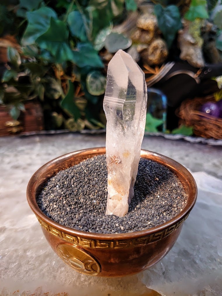 2 1/2" Congo Lemurian Quartz Point from DRC for Crystal Healing / 30.83g / Meditation / Collection / Rare Find