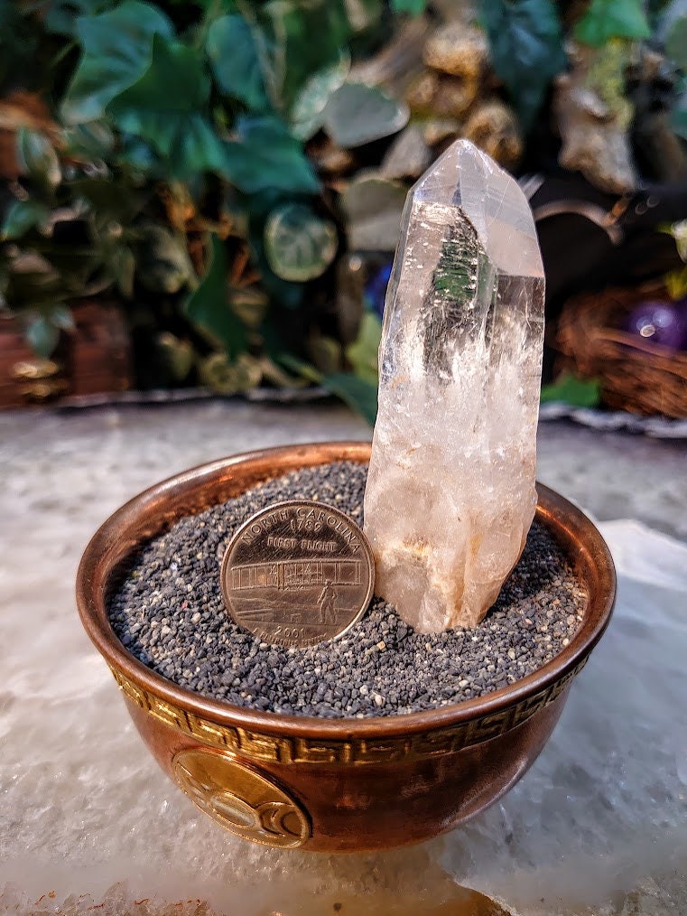 2 1/2" Congo Lemurian Quartz Point from DRC for Crystal Healing / 30.83g / Meditation / Collection / Rare Find