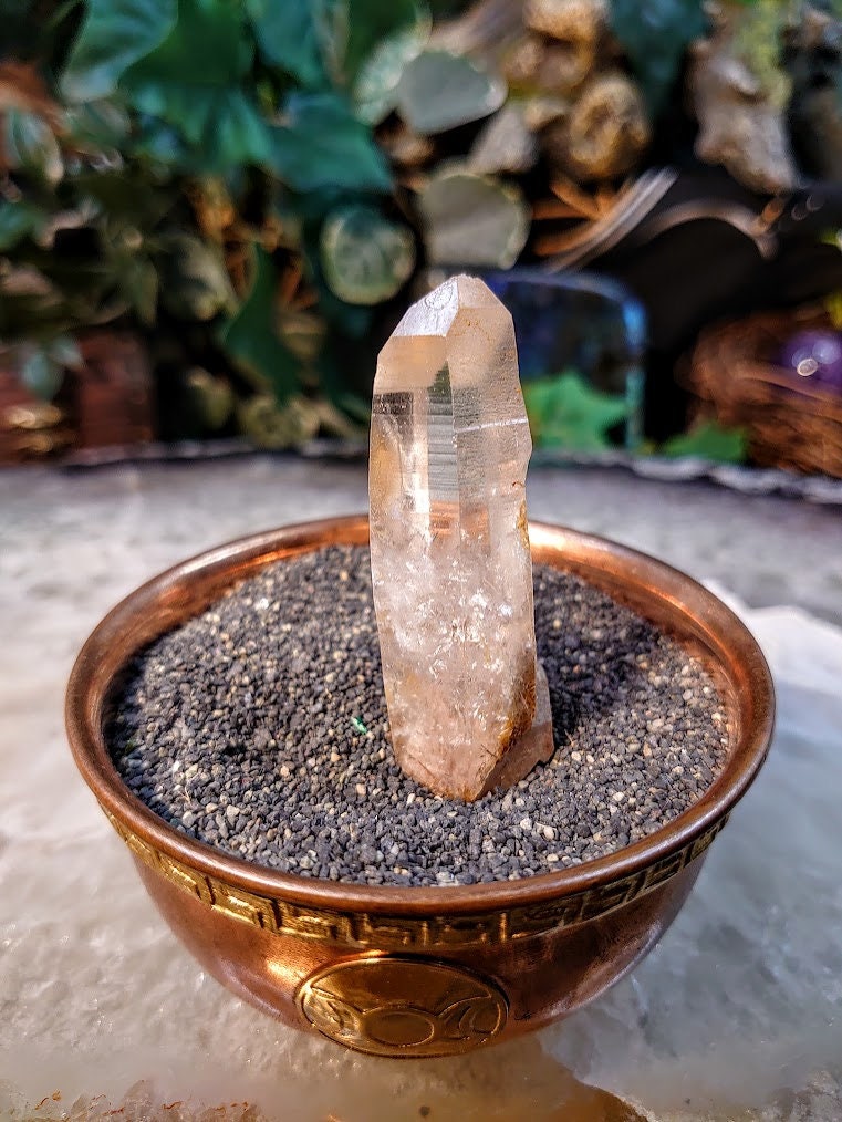 3 1/2" Congo Lemurian Quartz Point from DRC for Crystal Healing / 49.81g / Meditation / Collection / Rare Find